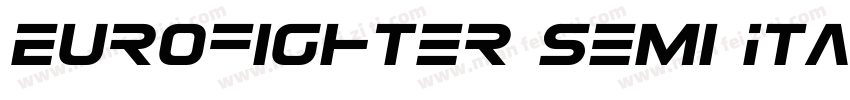Eurofighter Semi Italic字体转换